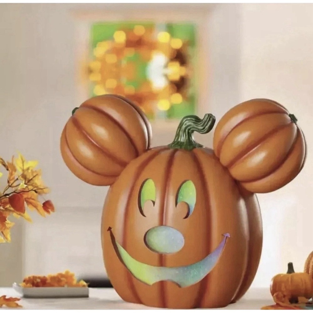 Disney Mickey Pumpkin Light Up 20" Jack O Lantern Costco Halloween New In Box